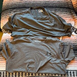 Under Armour Gray Short Sleeve Tees set of two
